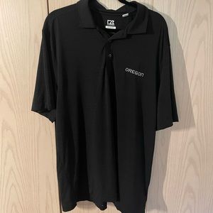 Black Oregon Ducks Polo
